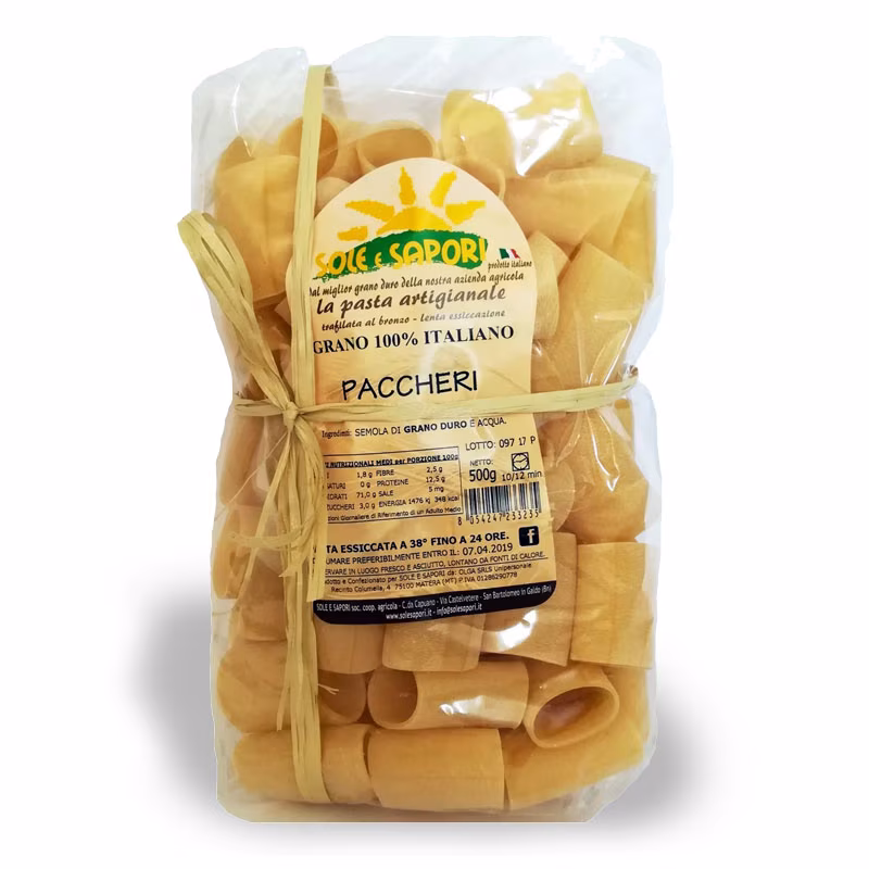 Paccheri - Pasta Artigianale